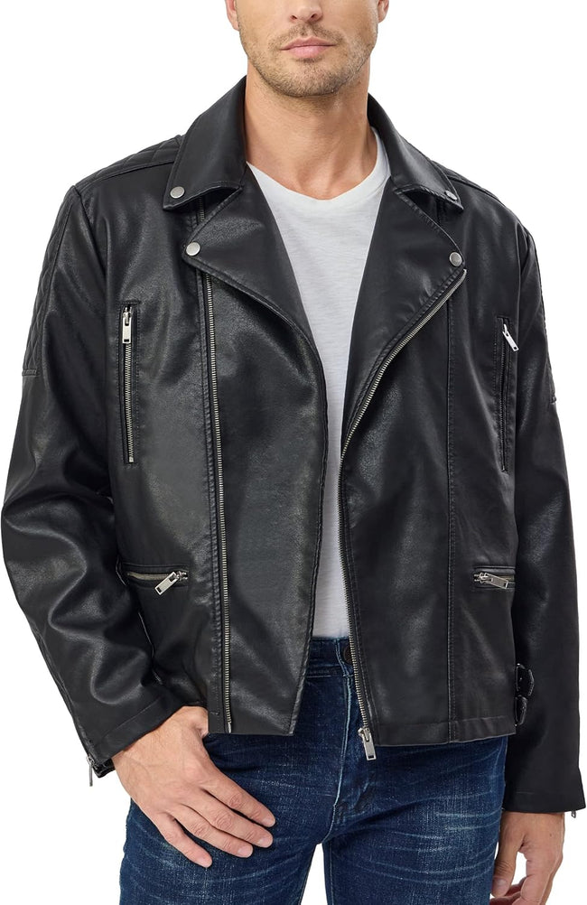 Ethan – Men's Leather Jacket + Stylish Biker Coat | Motorcycle 1