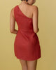 Zara | One-Shoulder Linen Mini Dress