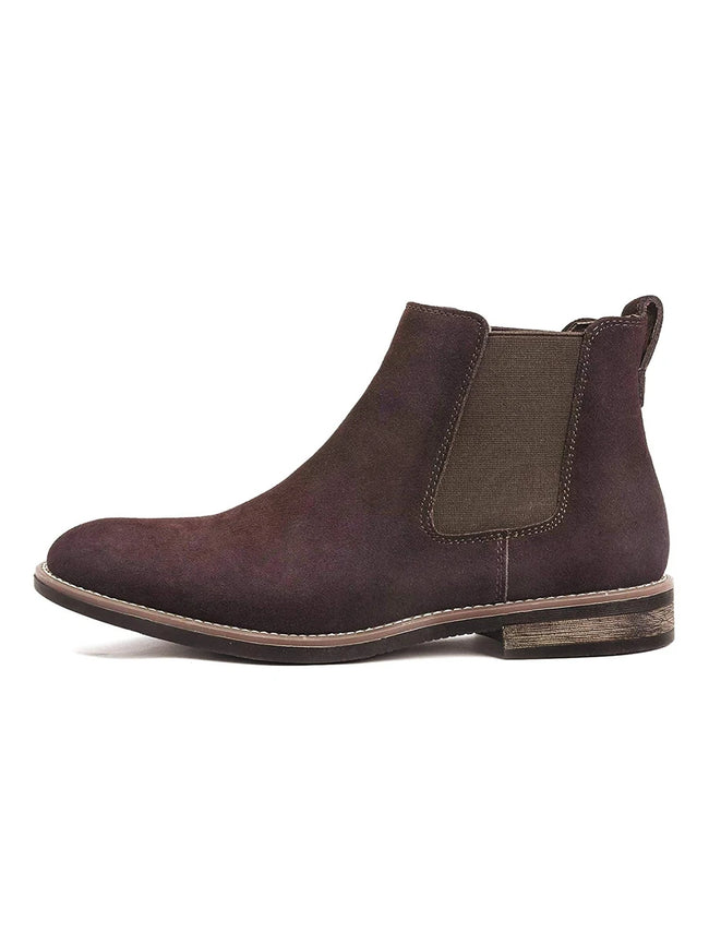 Suede Chelsea Boots Camel - 2