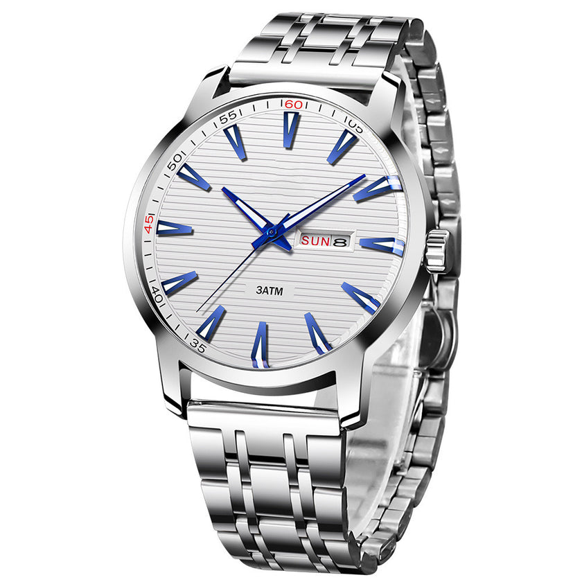 Waterproof Quartz Watch Black