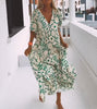 Ariane – Feminine Midi Dress with Summer Print