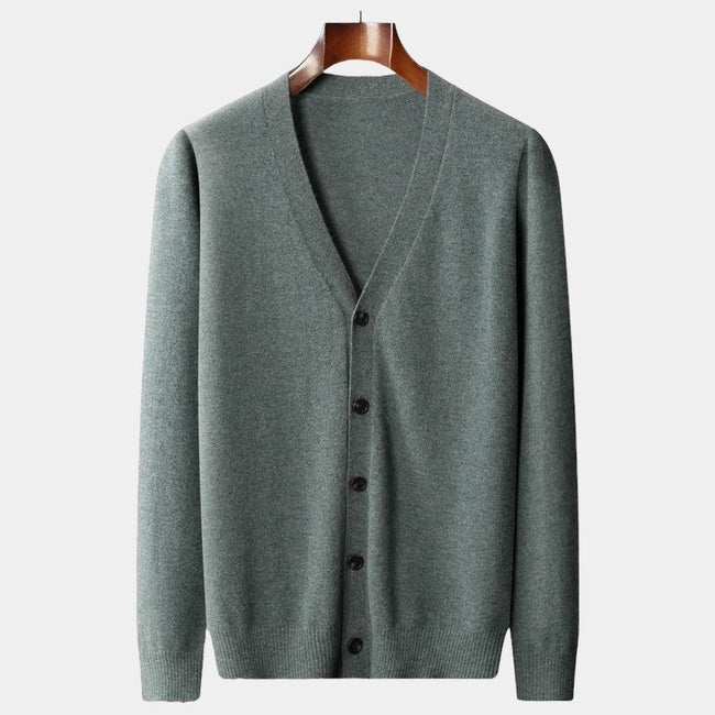 Edward | OLD MONEY Merino Wool Cardigan Sweater