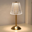 Alise - Golden Crystal Rechargeable Table Lamp