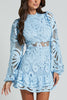 FJØRNA Hannah white lace dress, elegant sleeveless dress with intricate lace details, perfect for special occasions or summer wear.
