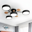 Semi-Flush Modern Halo LED Ceiling Light