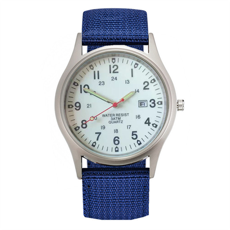 Military Style Calendar Watch