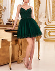 Mint green FJØRNA tulle cocktail dress for women, featuring a flowing design and elegant details.