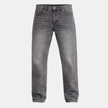 Relaxed fit denim jeans for men by FJØRNA, showing front view with classic five-pocket design and faded blue wash.