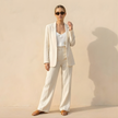 FJØRNA retro oval sunglasses for women, unisex accessories with tinted lenses and stylish oval frame in a classic design