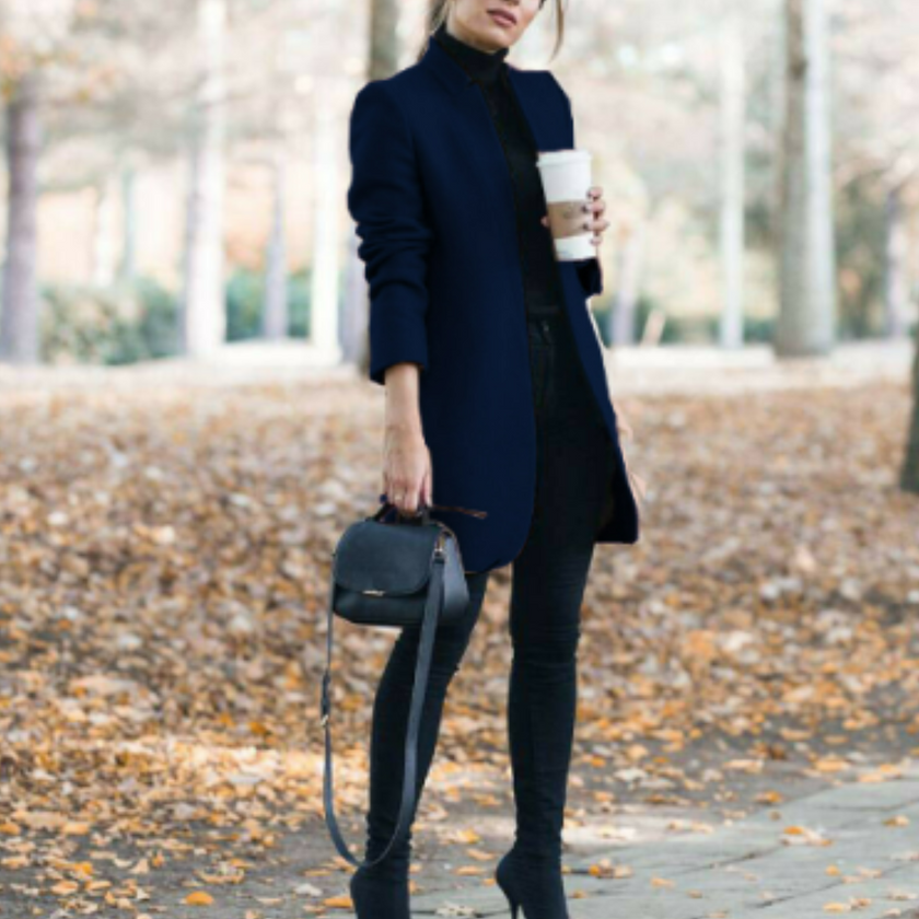 Classic Winter Coat Elegant Design - 11