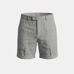 Men's cotton linen shorts by FJØRNA, tailored relaxed fit with front pockets and adjustable drawstring waistband.