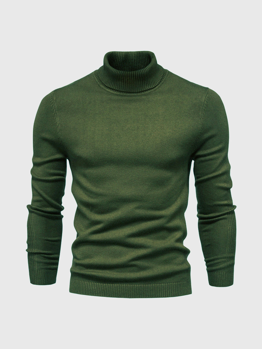Cotton Turtleneck Sweater