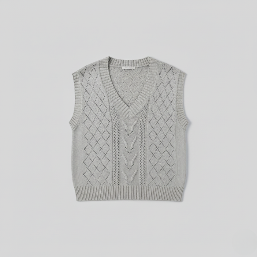 Ava – sweater vest women - Stylish Knit | Sweater Vest