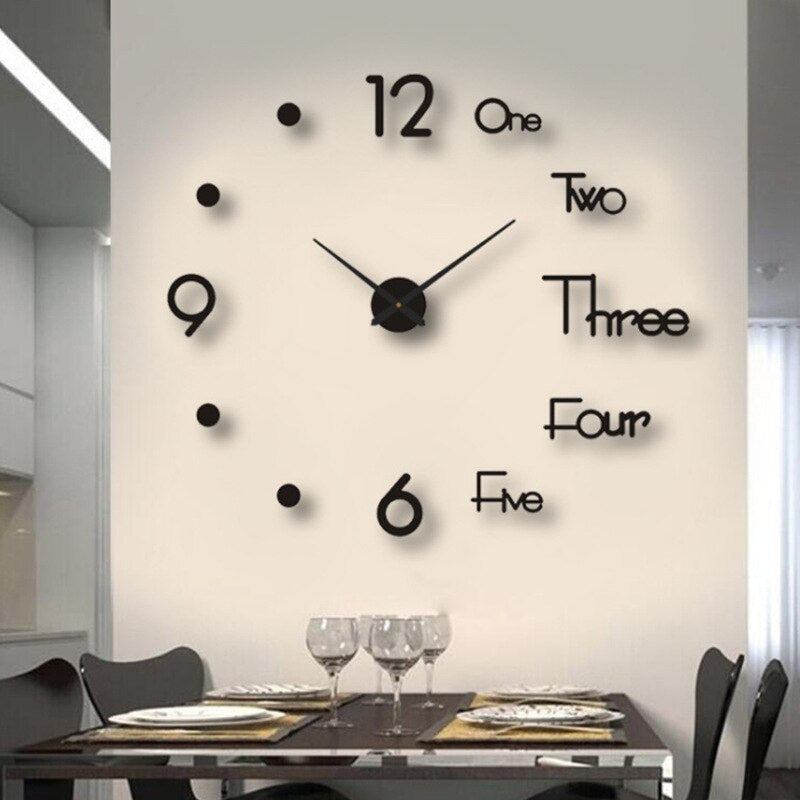 Chic Contemporary DIY Wall Clock