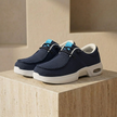 FJØRNA men's mesh walking shoes with breathable air cushion soles and lightweight design for comfortable everyday wear.