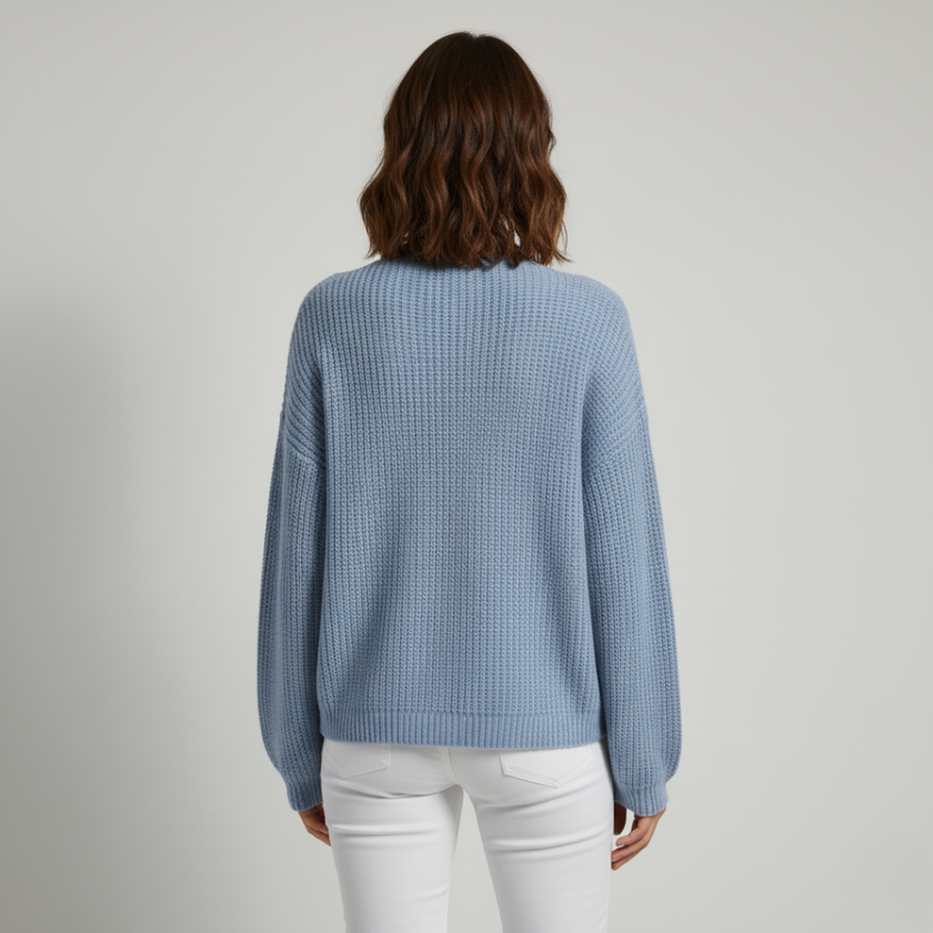 Casual Pullover Sweater Pink