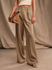 High-Waisted Wide-Leg Pants