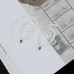 Twisted Spiral Earrings