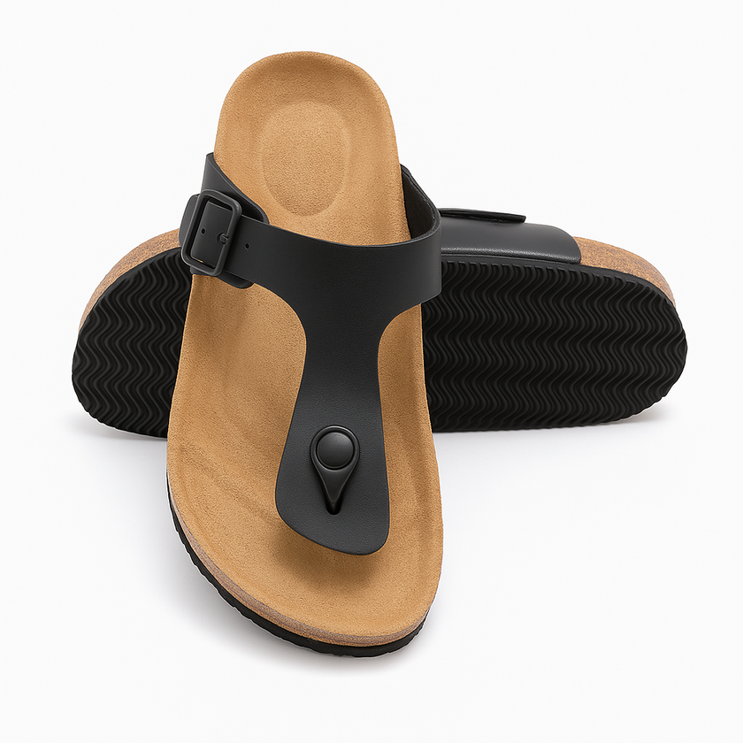 Sophia | Women’s Orthopedic Buckle Strap Summer Mules with Arch Support