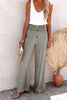FJØRNA lightweight summer women’s trousers with high waist, relaxed fit, and elastic waistband, part of the Bottom Collection.