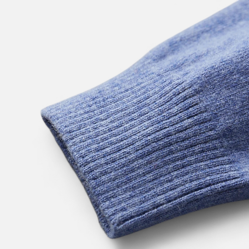 Merino Wool Polo Sweater - 7