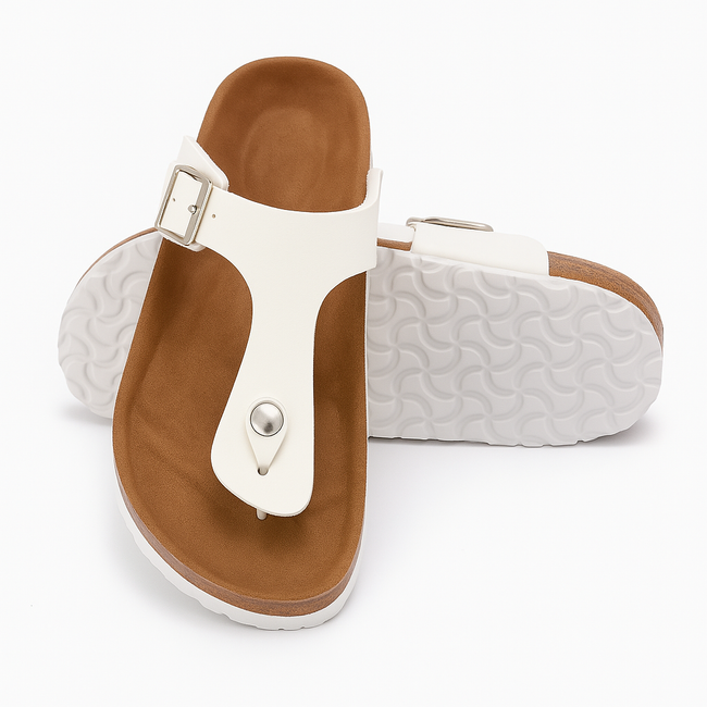 Sophia | Women’s Orthopedic Buckle Strap Summer Mules with Arch Support