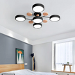 Semi-Flush Modern Halo LED Ceiling Light
