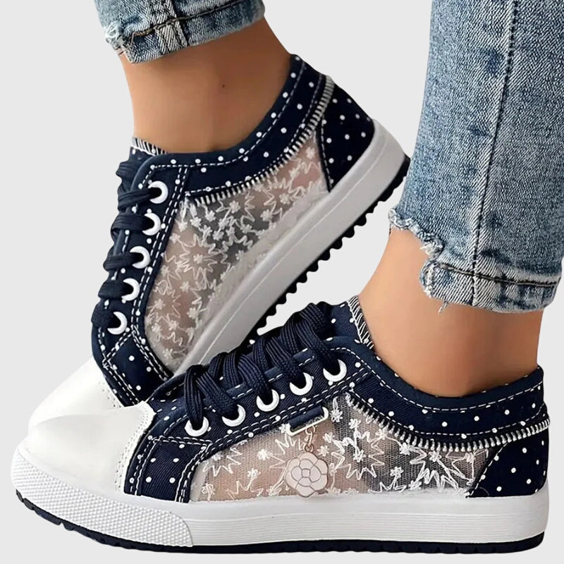 FJØRNA Elyana™ orthopedic sneakers in stylish design, featuring supportive soles and comfortable fit for everyday wear.