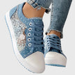 FJØRNA Elyana™ orthopedic sneakers showing supportive design and comfortable fit for women with foot health needs.