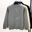 Stand Collar Knitted Sweater for Men