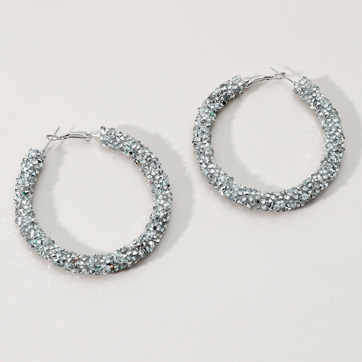 Chic, Opulent, and Radiant Hoop Earrings