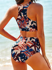 FJØRNA women's sporty bikini set with elegant cut, featuring a stylish two-piece swimwear design perfect for active beach days.