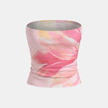 FJØRNA men's linen floral top with lightweight fabric and relaxed fit, featuring a vibrant floral pattern and casual style.