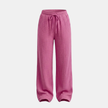 Women’s FJØRNA cotton wide-leg trousers, casual lightweight pants with a relaxed fit and comfortable design.