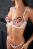 Red BLOOM Two-Piece Lingerie Set