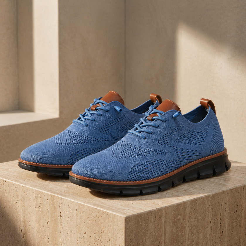 FJØRNA men's breathable mesh trainers, lightweight athletic shoes with ventilation for comfort and support during exercise.