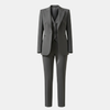 FJØRNA women's tailored co-ord set featuring stylish pants with a sleek, modern fit and sophisticated design.