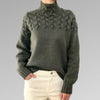 Cozy Turtleneck Sweater Cable Knit - 1