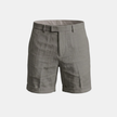 FJØRNA men's cotton linen shorts with a tailored, relaxed fit, featuring a casual waistband and breathable fabric for comfort.