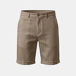Men's linen blend shorts by FJØRNA featuring a tailored relaxed fit, casual style, and lightweight fabric for comfort.