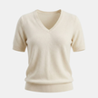 FJØRNA men's denim top, casual sleeveless shirt with button closure and front pockets, displayed on a plain white background.
