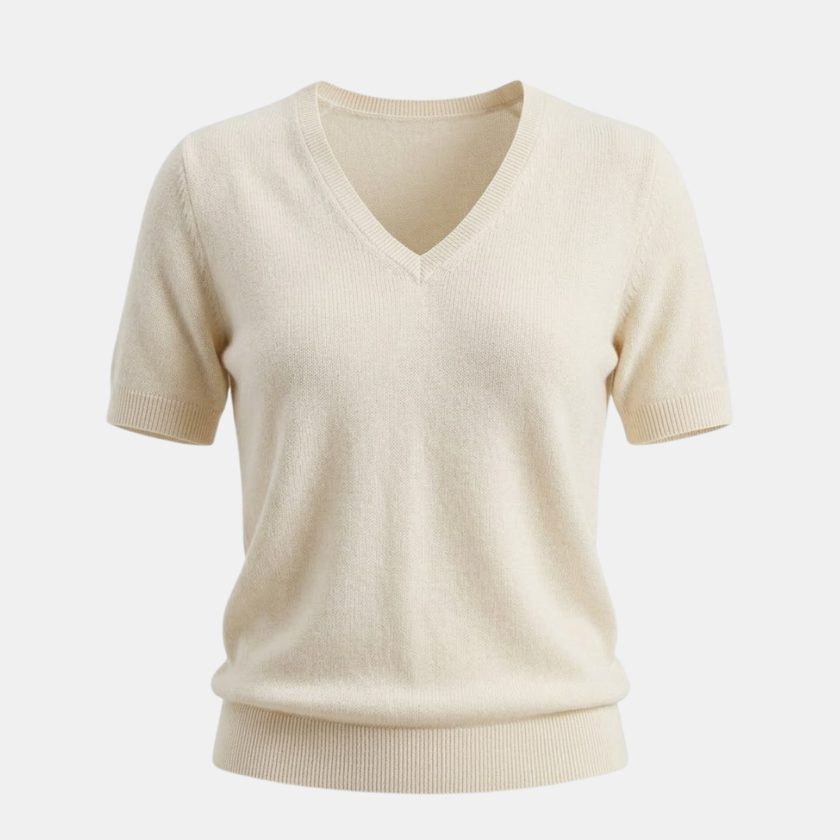 FJØRNA men's denim top, casual sleeveless shirt with button closure and front pockets, displayed on a plain white background.