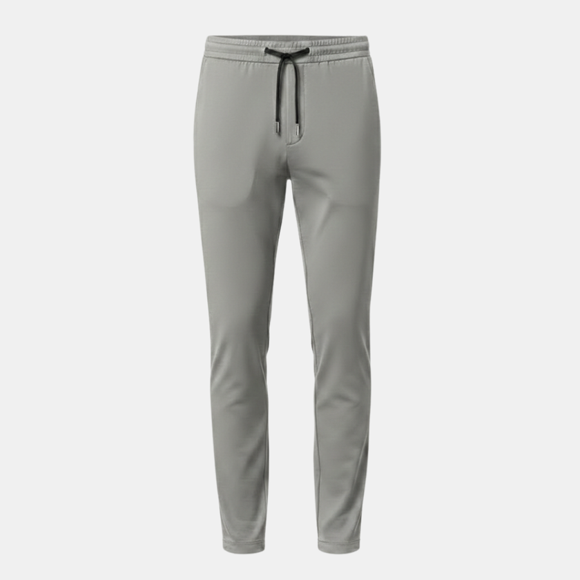 Men's FJØRNA trousers, stylish and comfortable pants with a tailored fit, displayed on a neutral background.