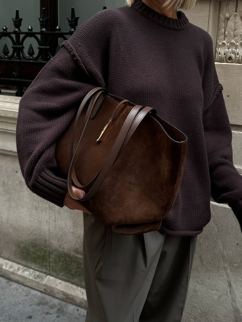 Casual Knitted Sweater White