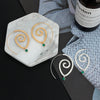 Twisted Spiral Earrings