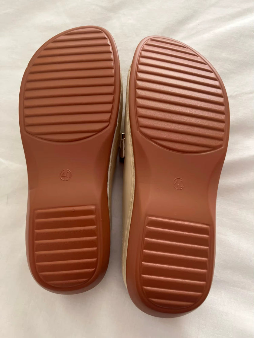 FJØRNA women's orthopedic wedge sandals with arch support, summer comfort footwear, featuring cushioned soles and stylish design.