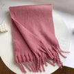 Luxury Winter Scarf Solid Color