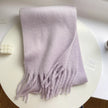 Luxury Winter Scarf Solid Color