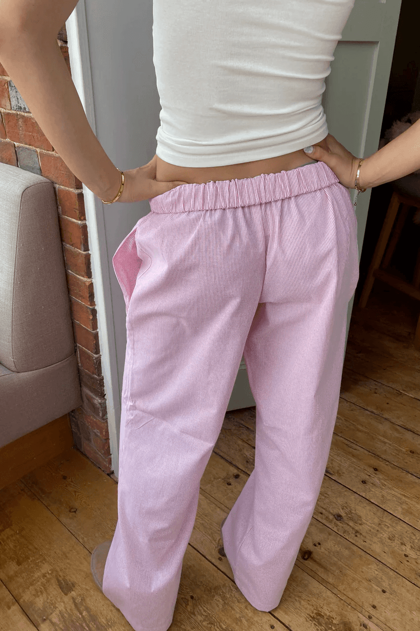 Women's Summer Soft Fabric Trouser with Elastic Waistband