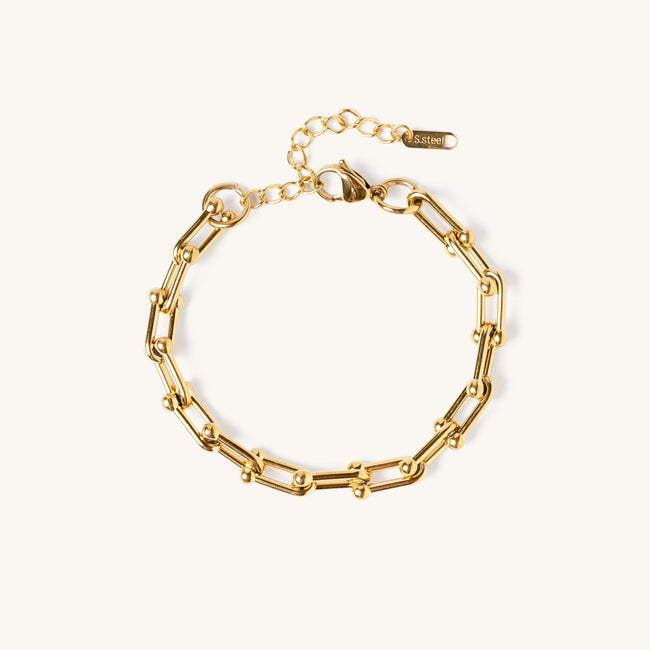 Isla | Waterproof Gold Plated Chain Bracelet – Adjustable Fit